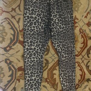 Good American leopard leggings- size 4